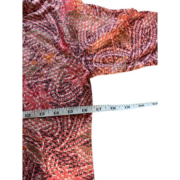 LuLaRoe Julia Women's Multi Pink Pattern Dress - Picture 5 of 7